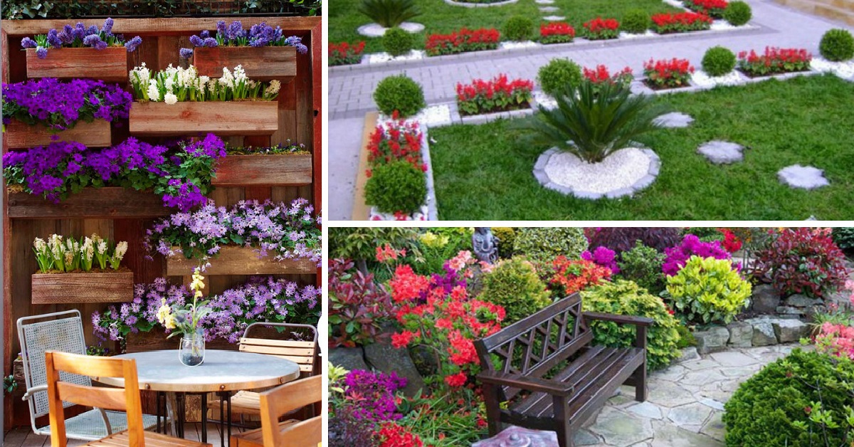 Diseño floral para el jardín