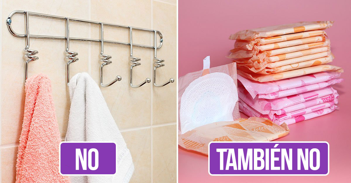 Las cosas que guardamos en el baño y que no son de allí - ¡Qué pasada!